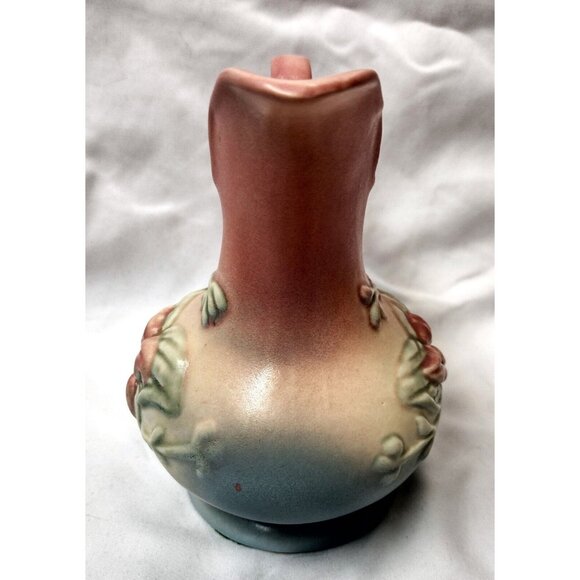 Vintage Hull Pottery Pink And Green Wildflower Vase W-2, Excellent - Picture 5 of 6